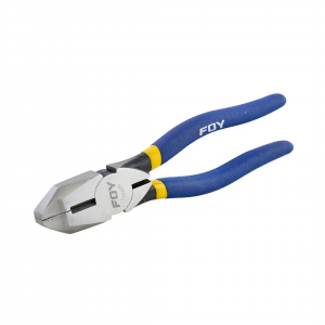 Pinza para electricista con mango con doble plastisol de 8″, corte lateral