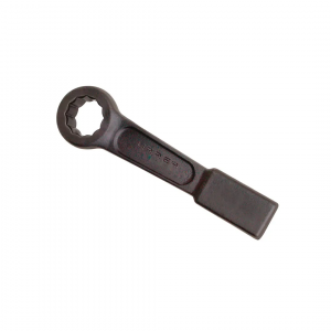 Llave de golpe plana fosfatizada en pulgadas, 12 puntas, 1-1/2″