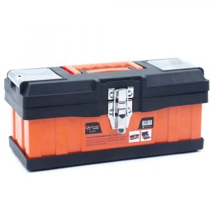 Caja de Herramientas de 13” , acero/plastico con cierre metálico