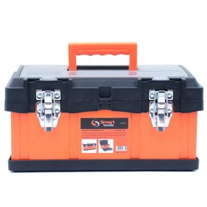 Caja de Herramientas 16”, acero/plastico , con cierre metálico