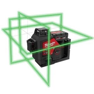 NIVEL LASER TRES LINEAS VERDE BATERIA M12 (3632-21)